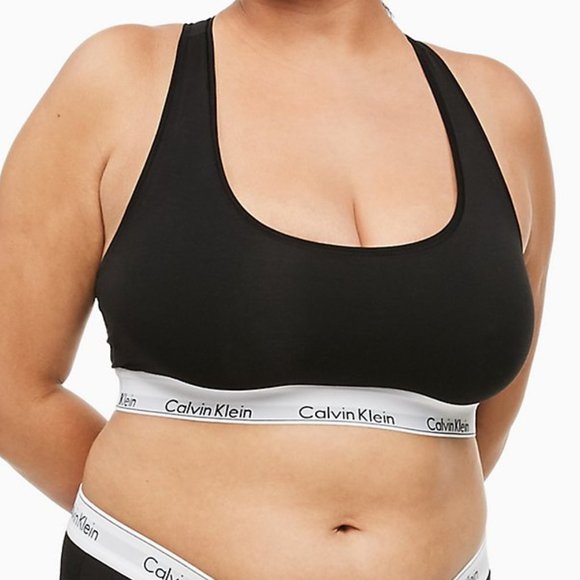 black bralette calvin klein